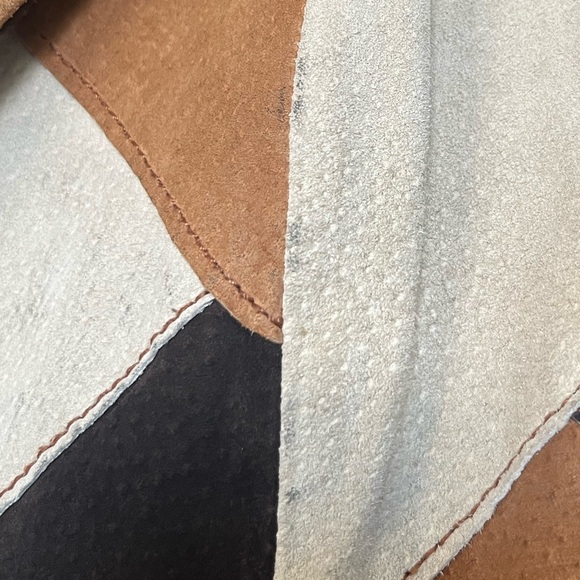 Patchwork leather coat - Picture 9 of 9